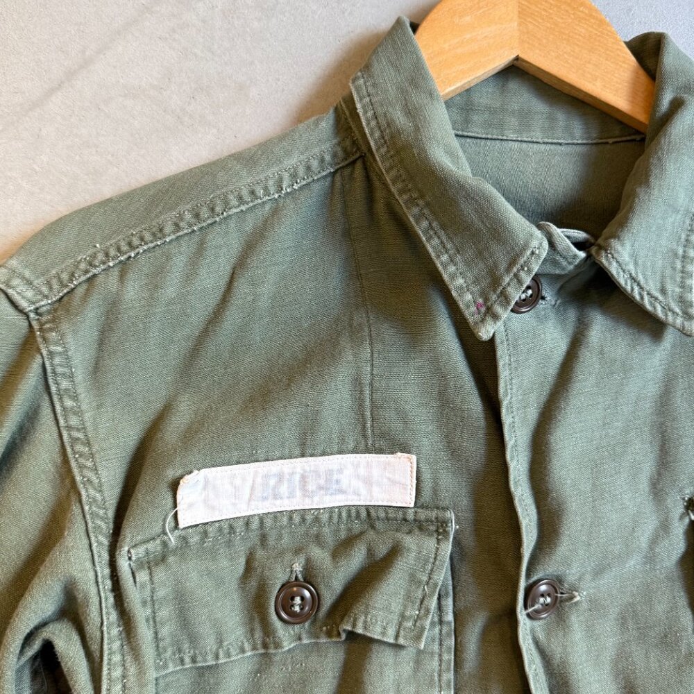 Vintage Rice Army Green Jacket - Picture 3 of 3
